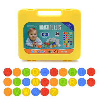 Matching Eggs Toddler Toys Educational Color & Recognition Skills Study Toys Learn Color & Shape Egg Set Age 2 Years