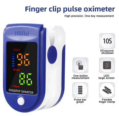 Digital Infrared Thermometer Forehead Body (Non-Contact) Thermometer And Portable Finger Pulse Oximeter Blood Oxygen