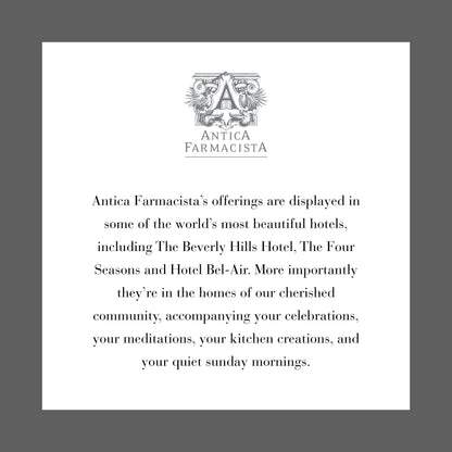 Antica Farmacista Acrylic Bath & Body Gift Set – Prosecco Scent, Hand & Body Wash, Moisturizer & Tray