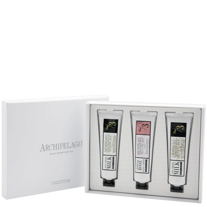 Archipelago Botanicals Hand Crème Gift Set Trio – Rich & Lightly Scented
