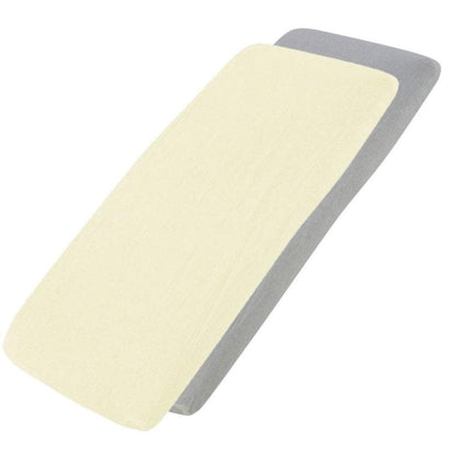 Crib Jersey Fitted Sheets 100% Cotton 40x90cm - Pack Of 4 - Fits All Models