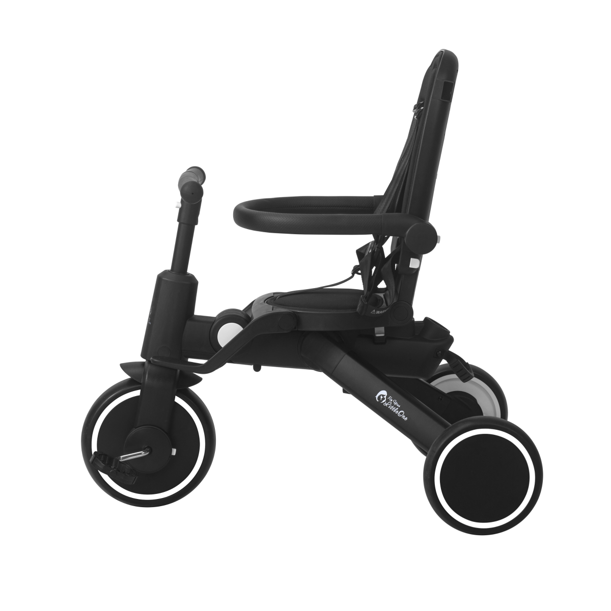 Foryourlittleone Xplor Ultimate 6 in 1 Foldable Trike - Jet Black (10m-4y)