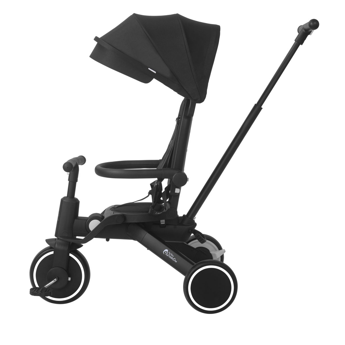 Foryourlittleone Xplor Ultimate 6 in 1 Foldable Trike - Jet Black (10m-4y)