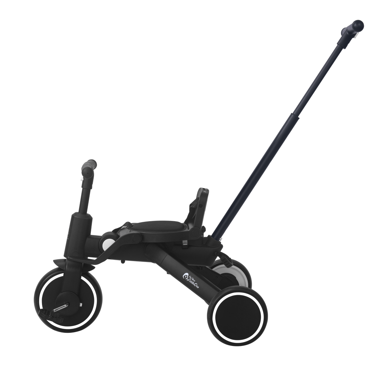 Foryourlittleone Xplor Ultimate 6 in 1 Foldable Trike - Jet Black (10m-4y)