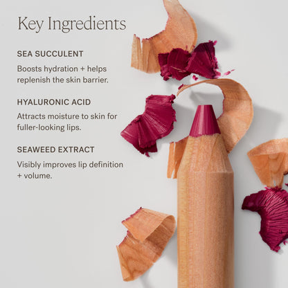 ILIA Lip Sketch Hydrating Crayon Gala – Hydrate, Plump, Smooth Lips | 12-Hour Wear, Bleed-Resistant