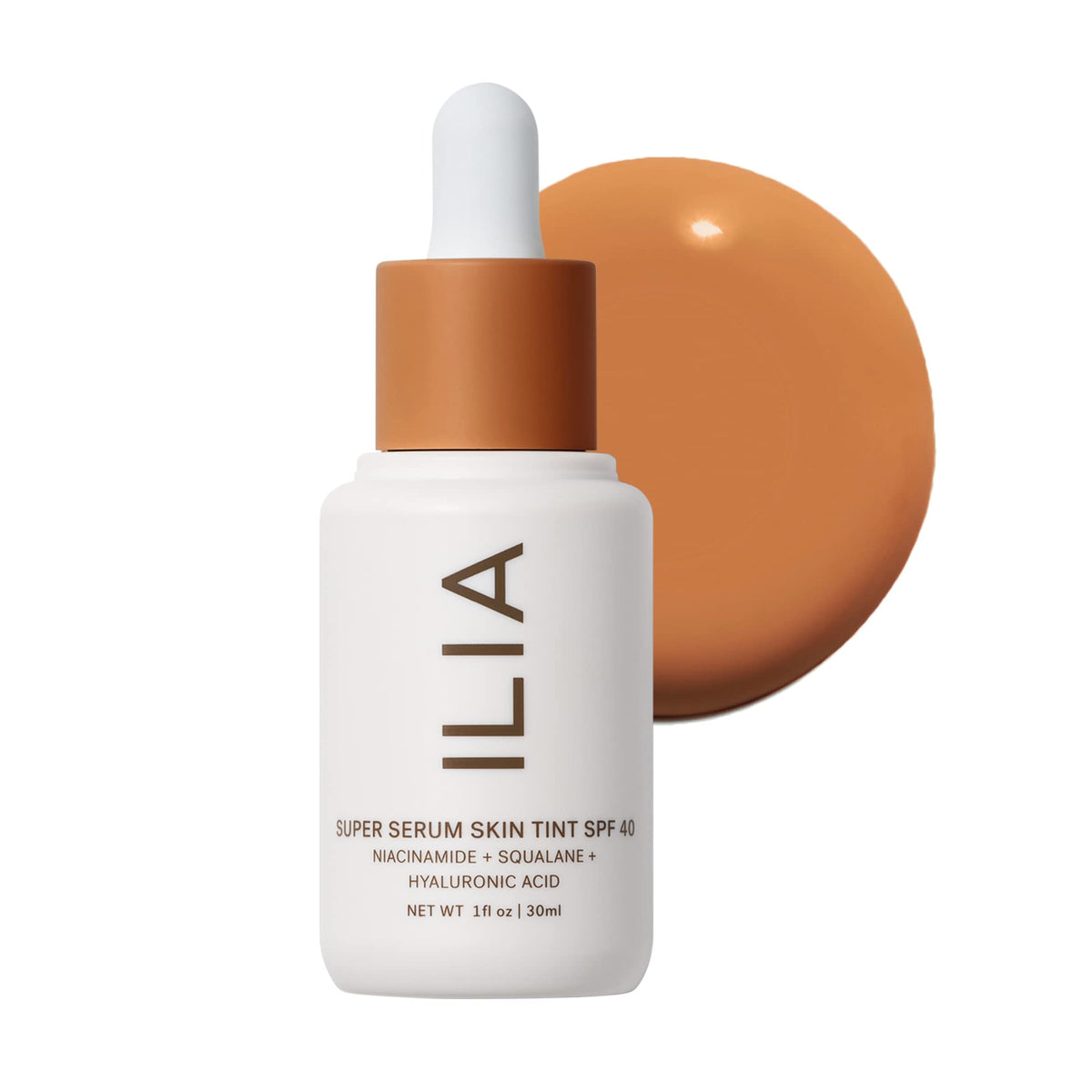 ILIA Super Serum Skin Tint SPF 40 | Lightweight Hydration, Non-Comedogenic, Blue Light & Pollution Shield
