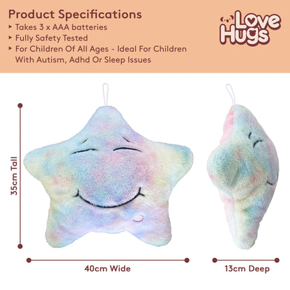 Sensory Star Musical Light Up Plush Toy