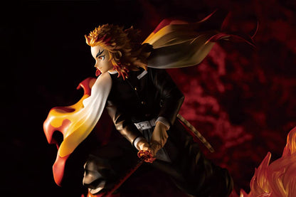 Kotobukiya PP927 Demon Slayer ARTFX J Kyojuro Rengoku Figure – Official Licensed, Base Stand Included