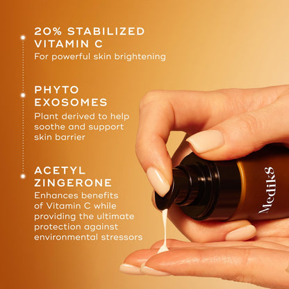 Medik8 C-Tetra Advanced Vitamin C Serum with Hyaluronic Acid & Squalane | Hydration, Brightening, Plumping