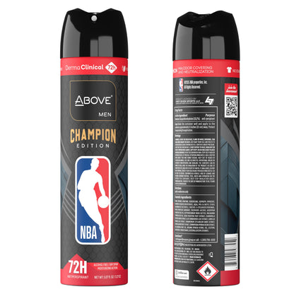 Chicago Bulls Deodorant Gift Set | NBA 4-Scent Antiperspirant Bundle (72h Protection)