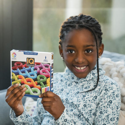 SmartGames IQ Noodles: Travel Logic Puzzle for Ages 7-Adult | 120 Challenges
