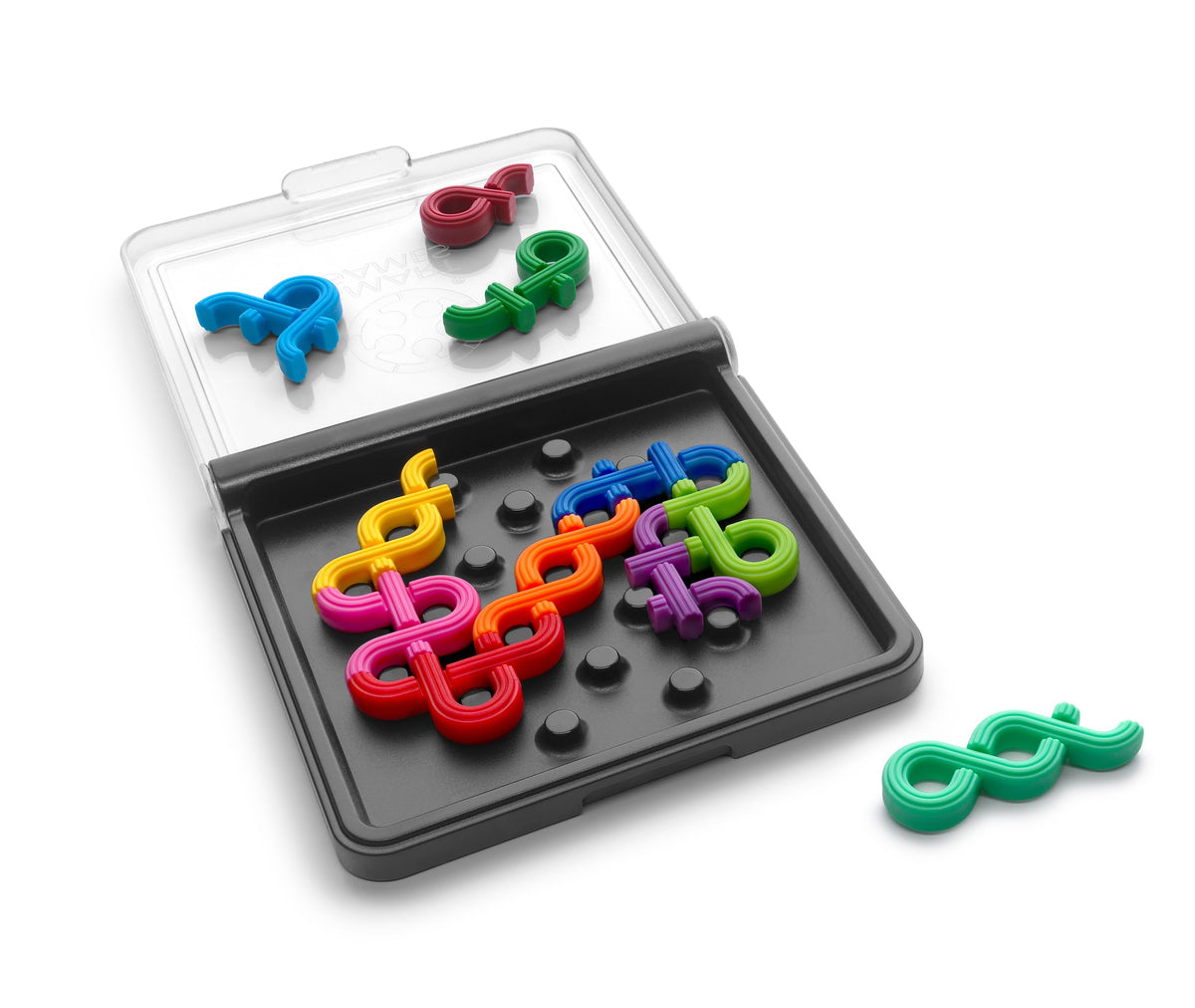 SmartGames IQ Noodles: Travel Logic Puzzle for Ages 7-Adult | 120 Challenges