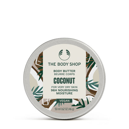The Body Shop Coconut Body Butter - 1.69 oz | Ultra-Rich Hydration