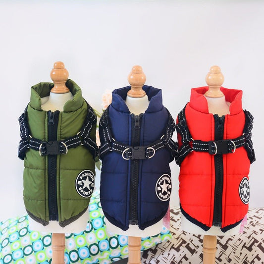 Wet Windy season rain silk Dog Coat